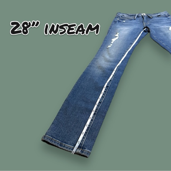 🎉HP🎉 NWOT FRAME Distressed Le Skinny De Jeanne in Laurel Wash. Size 27 - Picture 7 of 16